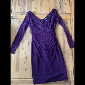 Long sleeve lace dress